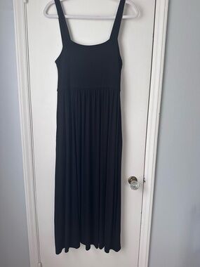 CJLA basic black summer dress